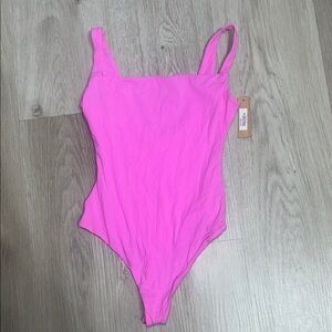 SKIMS Pink Bodysuit